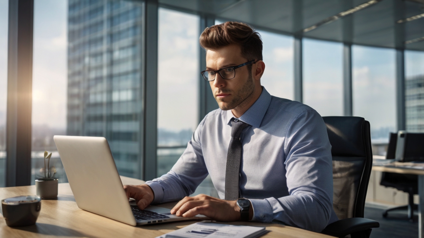 Profesionales contables trabajando